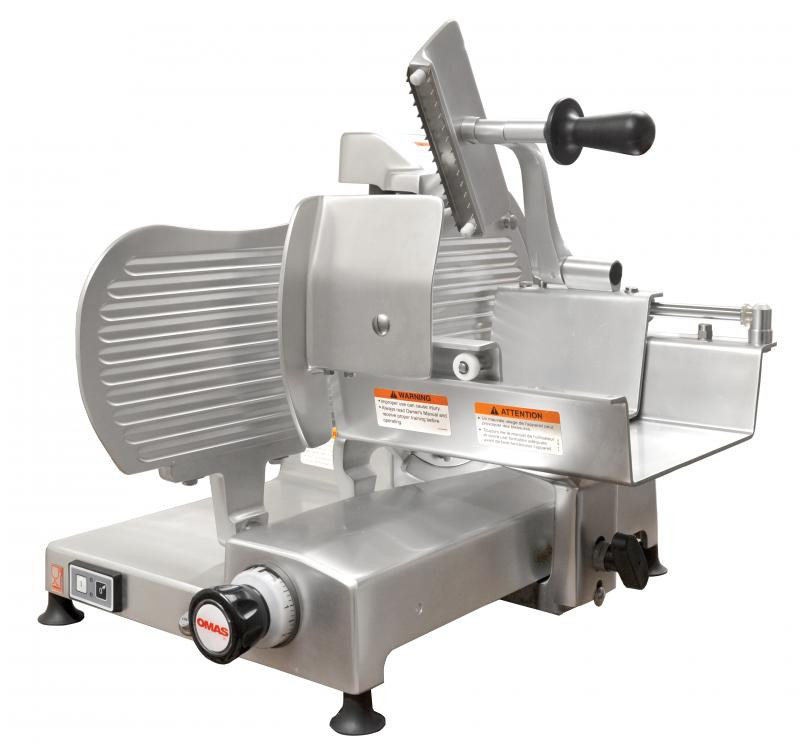 Omcan - S-Series 12.5" Horizontal Gear-Driven Meat Slicer - 44006