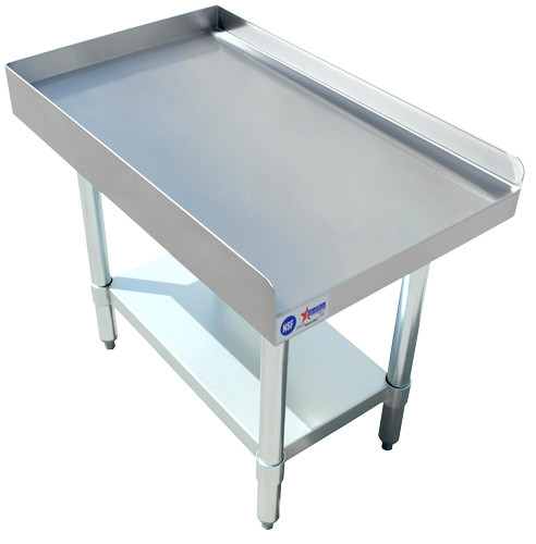 Omcan - 30" x 15" Stainless Steel Equipment Stand w/ Undershelf - 47692