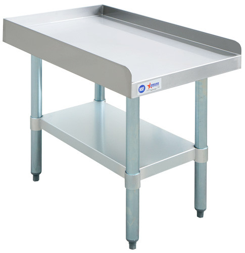 Omcan - 30" x 18" Stainless Steel Equipment Stand w/ Undershelf - 47693