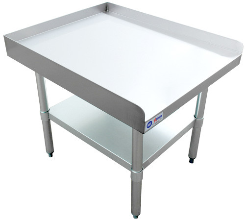 Omcan - 30" x 24" Stainless Steel Equipment Stand w/ Undershelf - 47694