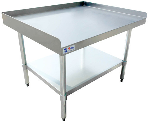 Omcan - 30" x 36" Stainless Steel Equipment Stand w/ Undershelf - 47696