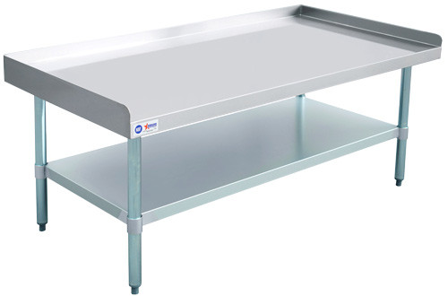 Omcan - 30" x 60" Stainless Steel Equipment Stand w/ Undershelf - 47698
