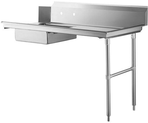 Omcan - 72" Right Side Soiled Dish Table w/ Sink - 47747