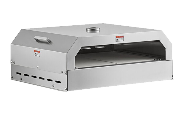 Omcan - 30" Stainless Steel Pizza Oven for Outdoor BBQ Grill #47352 - 47849