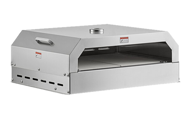 Omcan - 30" Stainless Steel Pizza Oven for Outdoor BBQ Grill #47352 - 47849 Omcan - 30" Stainless Steel Pizza Oven for Outdoor BBQ Grill #47352 - 47849 - Image 2