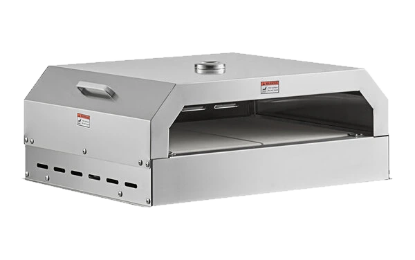 Omcan - 30" Stainless Steel Pizza Oven for Outdoor BBQ Grill #47352 - 47849 Omcan - 30" Stainless Steel Pizza Oven for Outdoor BBQ Grill #47352 - 47849 - Image 3