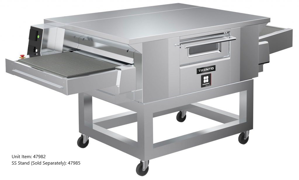 Omcan - Stainless Steel Stand for Single Dragon Pizza Oven 47982 - 47985