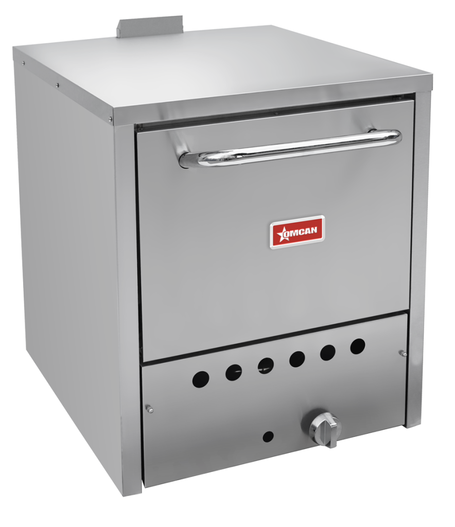 Omcan - 19.5" Single Chamber Countertop Gas Pizza Oven - 48080