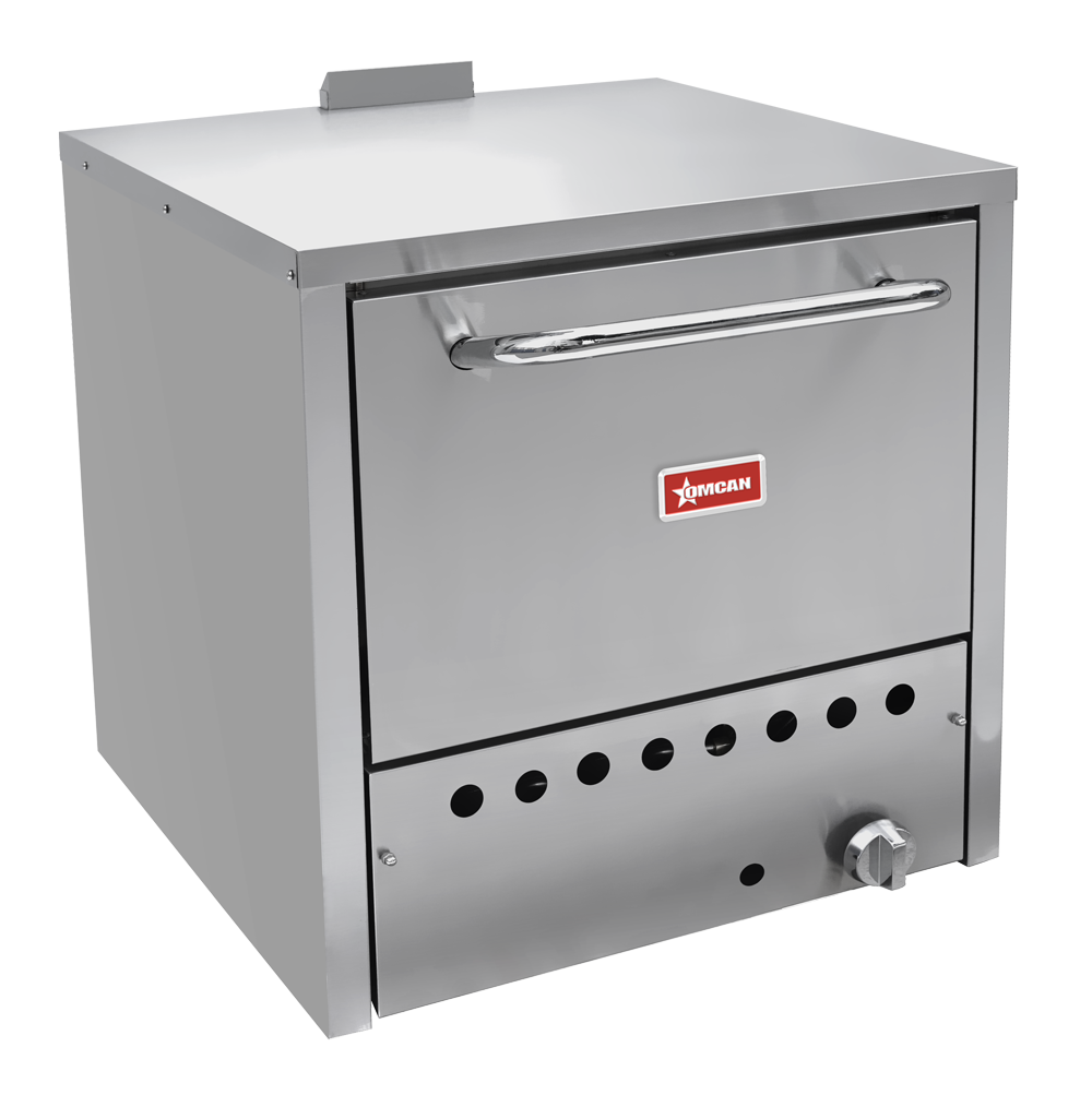 Omcan - 26.5" Single Chamber Countertop Gas Pizza Oven - 48081