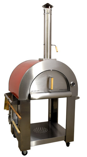 Omcan - Stainless Steel Wood Burning Pizza Oven - 48113