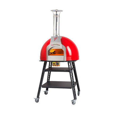 Omcan - Trento Valoriani Red Baby 75 Natural Gas & Wood Fired Pizza Oven - 48143 Omcan - Trento Valoriani Red Baby 75 Natural Gas & Wood Fired Pizza Oven - 48143 - Image 2