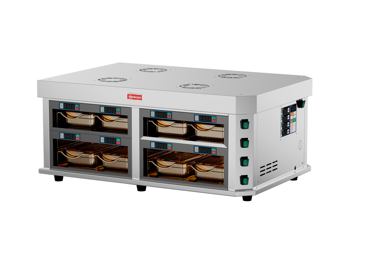 Omcan - 37" Countertop 4-Channel Food Warmer - 48173