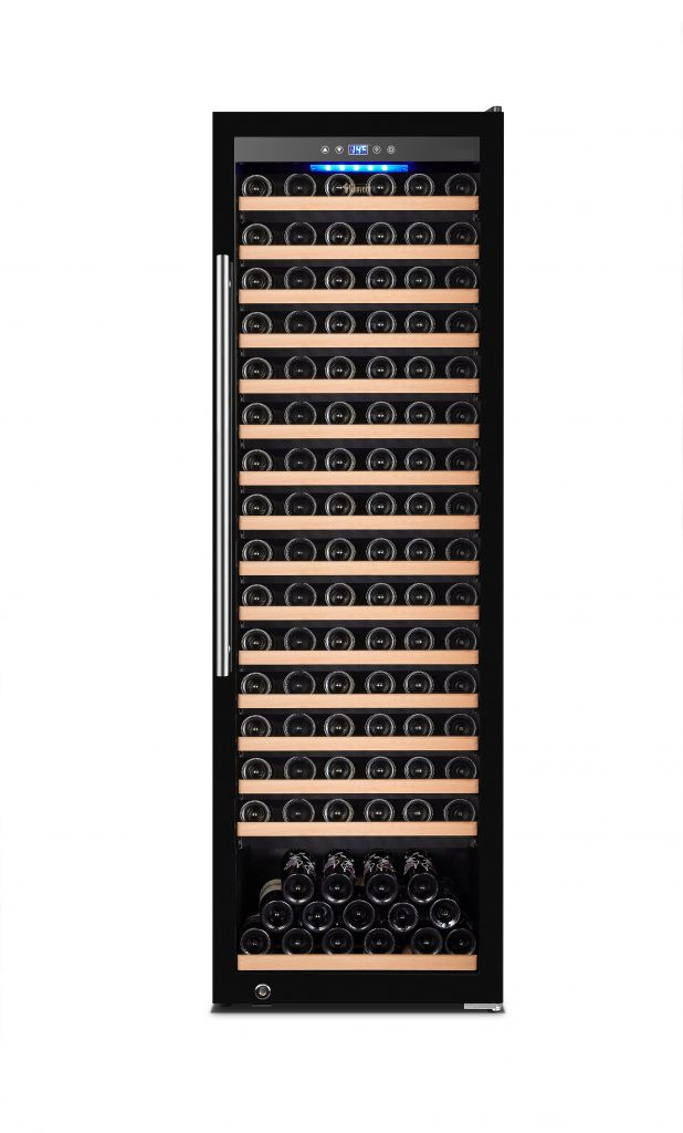 Omcan - Vinovero 27" Single Zone Wine Cooler w/ 192 Bottle Capacity & Black Door - 48259
