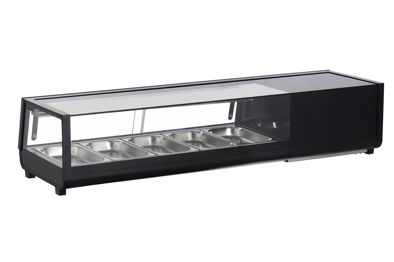 Omcan - 54" Sushi Showcase w/ Flat Glass - 48668