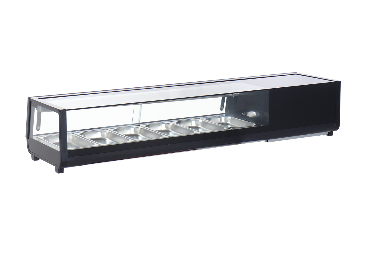 Omcan - 60" Sushi Showcase w/ Flat Glass - 48669