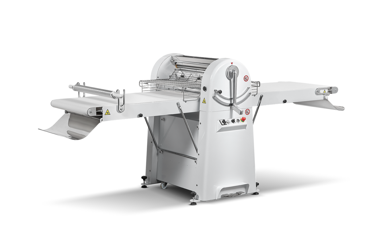 Omcan - 11 lb Floor Standing Dough Sheeter w/ 28" Table - 48763
