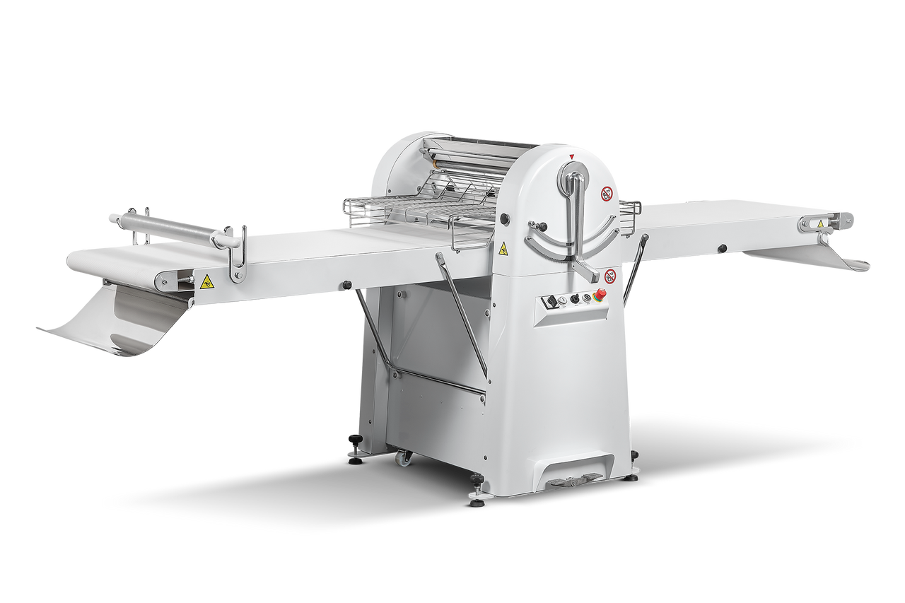 Omcan - 17.6 lb Floor Standing Dough Sheeter w/ 48" Table - 48764