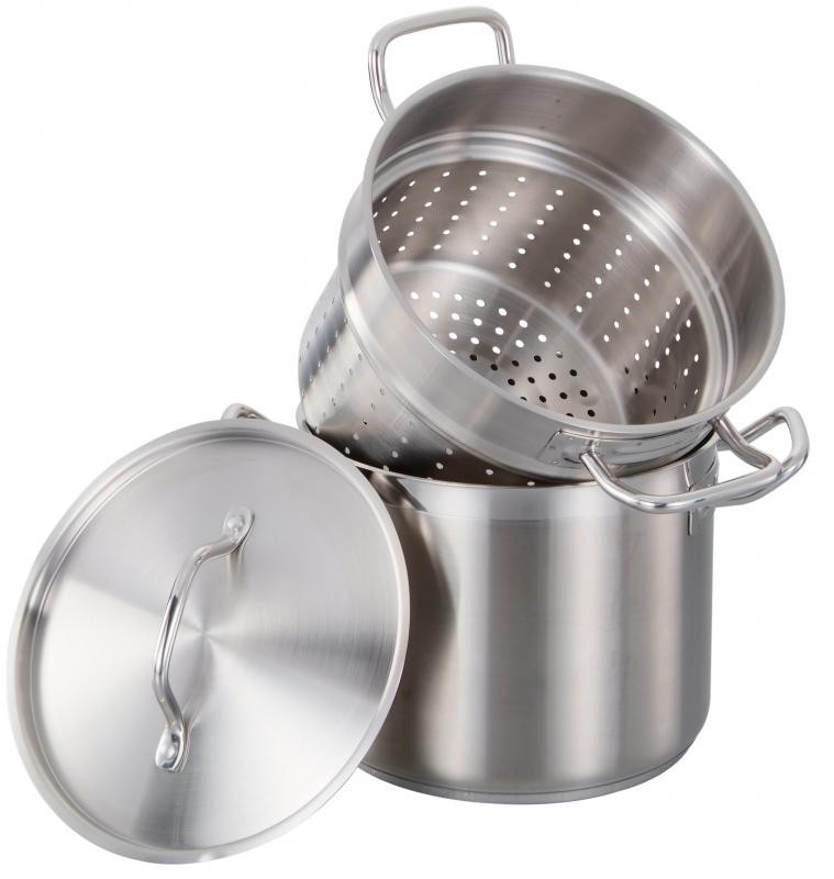 Omcan - 12 Qt Stainless Steel Steamer/Pasta Cooker - 80242