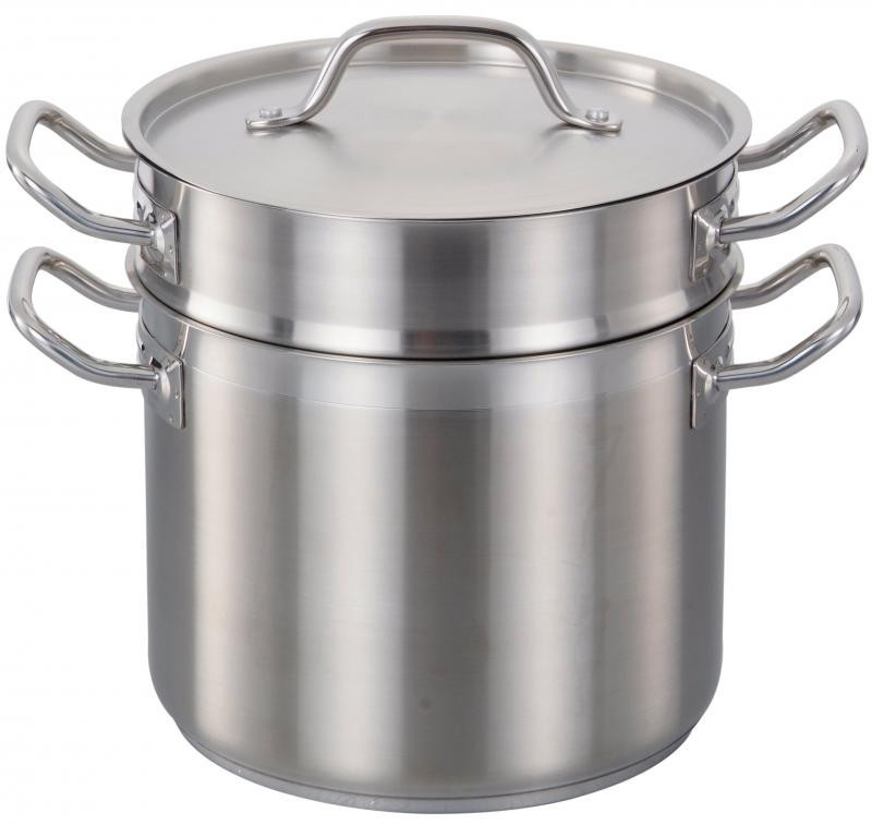 Omcan - 8 Qt Stainless Steel Double Boiler - 80245