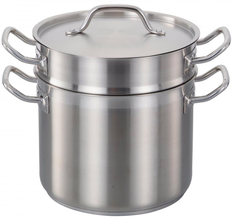 Omcan - 12 Qt Stainless Steel Double Boiler - 80246