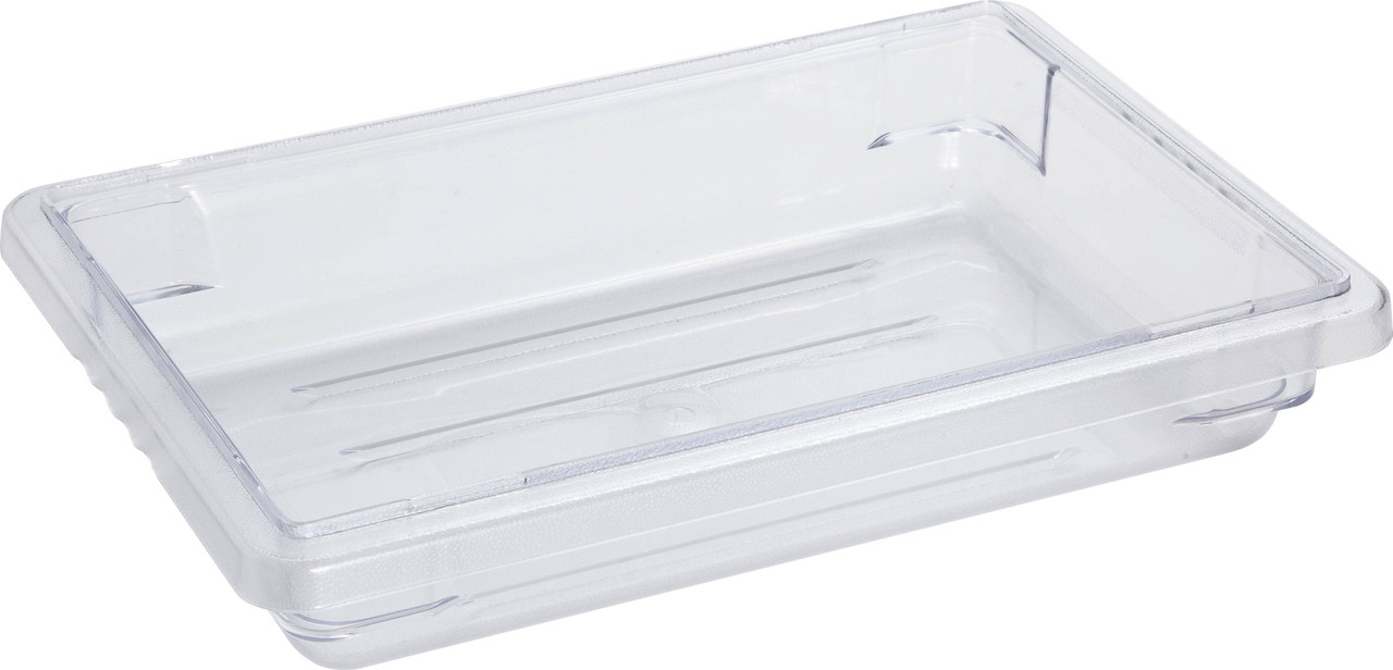 Omcan - 12" x 18" x 3.5" Clear Polypropylene Food Storage Container