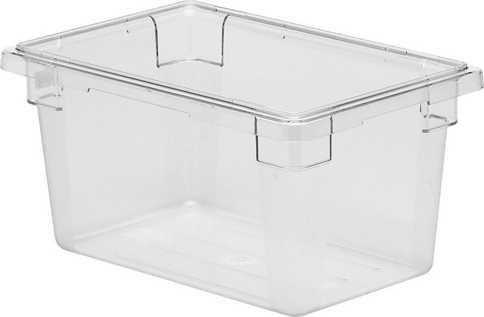 Omcan - 12" x 18" x 9" Clear Polypropylene Food Storage Container