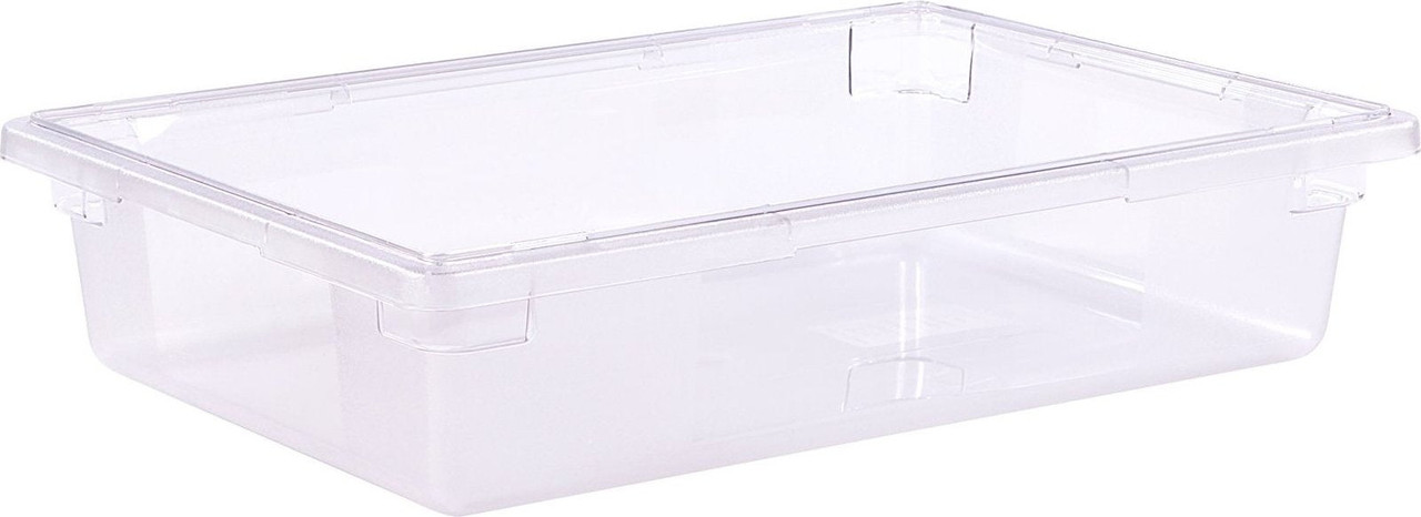 Omcan - 18" x 26" x 6" Clear Polypropylene Food Storage Container