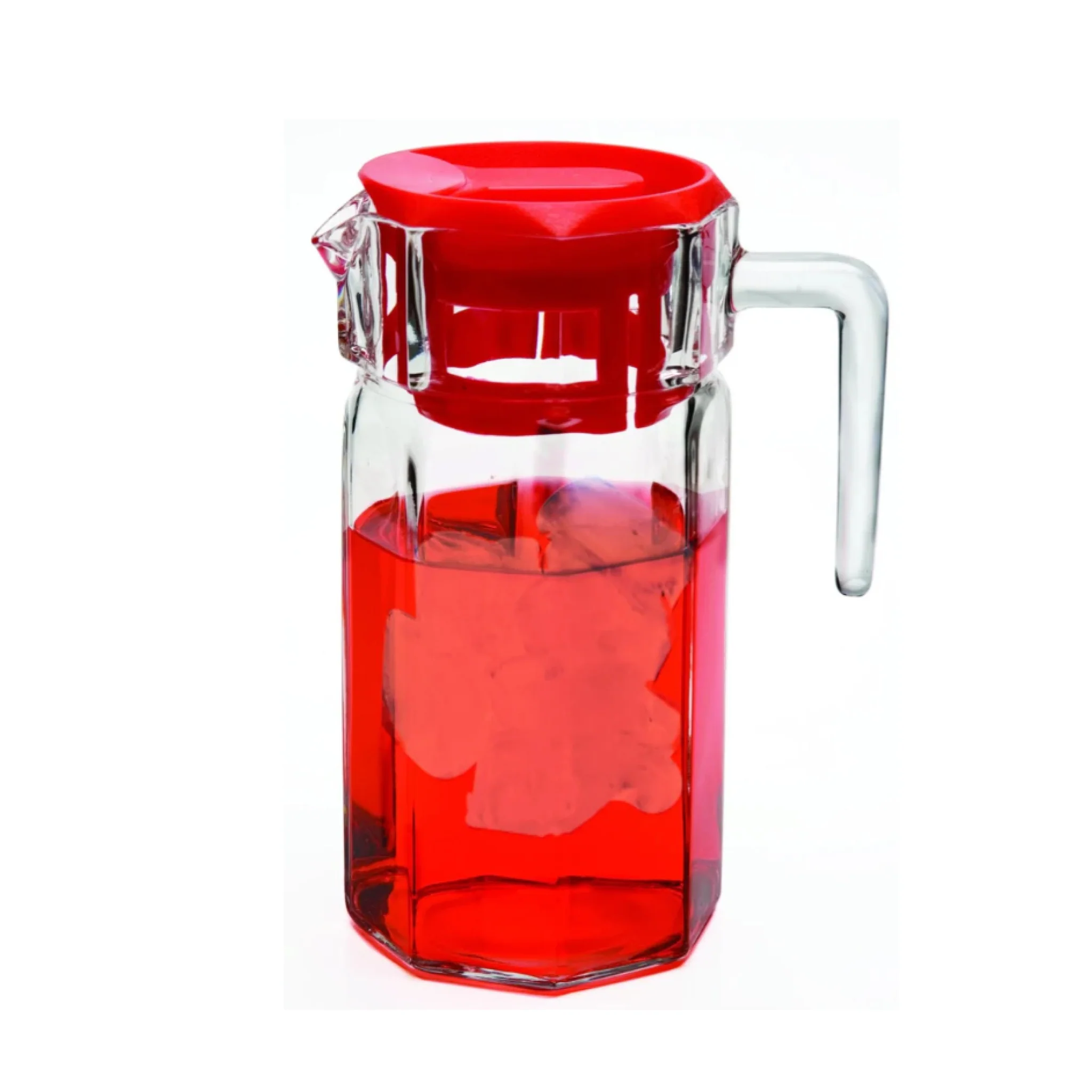 Circleware 50 Oz. Lodge Pitcher with Colored Lid