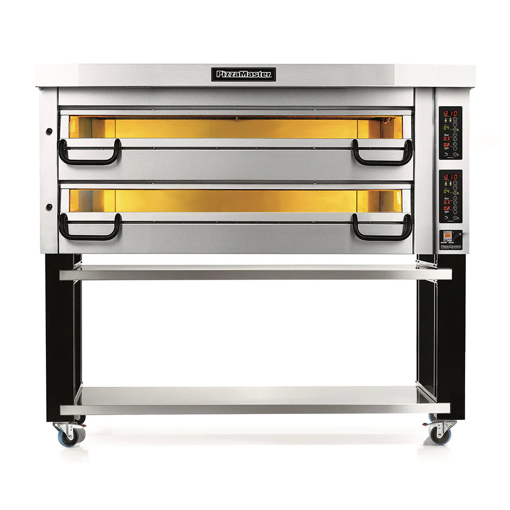 PizzaMaster 4 Stone Hearth 81" Modular Electric Two Deck Pizza Oven - PM842ED