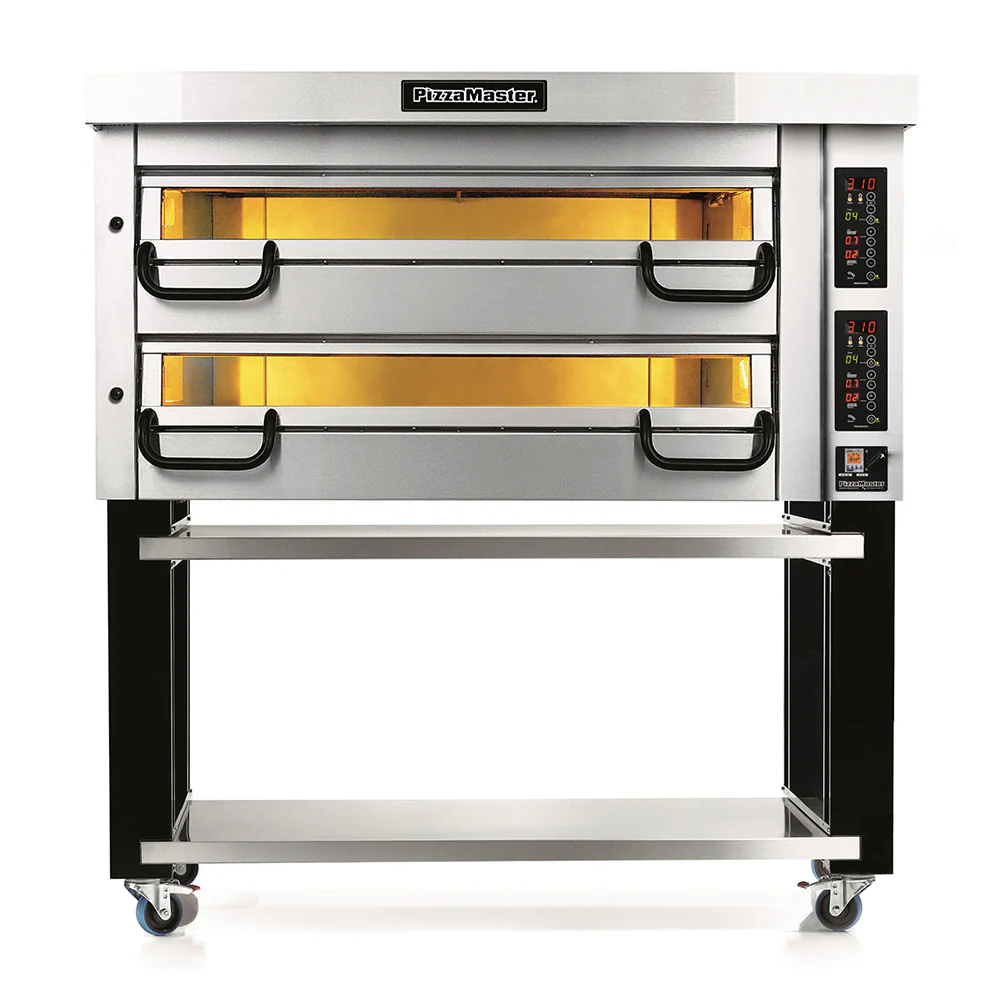PizzaMaster 3 Stone Hearth 71" Modular Electric 2 Deck Pizza Oven - PM 932ED