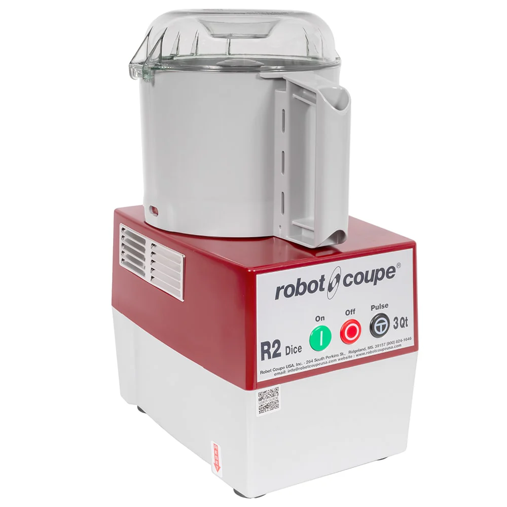 Robot Coupe R2B 3 Qt. Single Speed Table-Top Cutter Mixer - 1 Hp / 120V