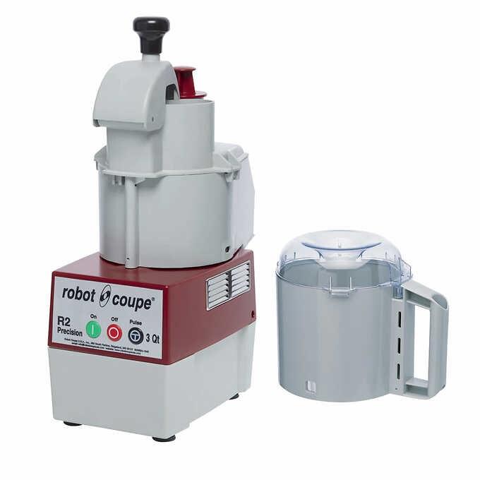 Robot Coupe R2N PRECISION 3 Qt. Grey Composite Bowl Single Speed Combination Processor - 1 Hp / 120V