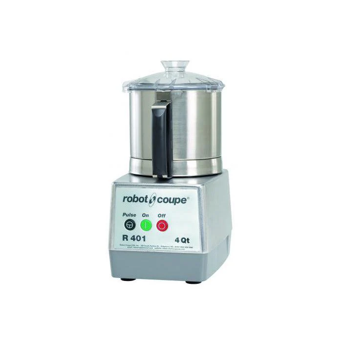 Robot Coupe R401 4.5 Qt. Single Speed Combination Processor with 2 Discs & S Blade - 1.5 Hp / 120V