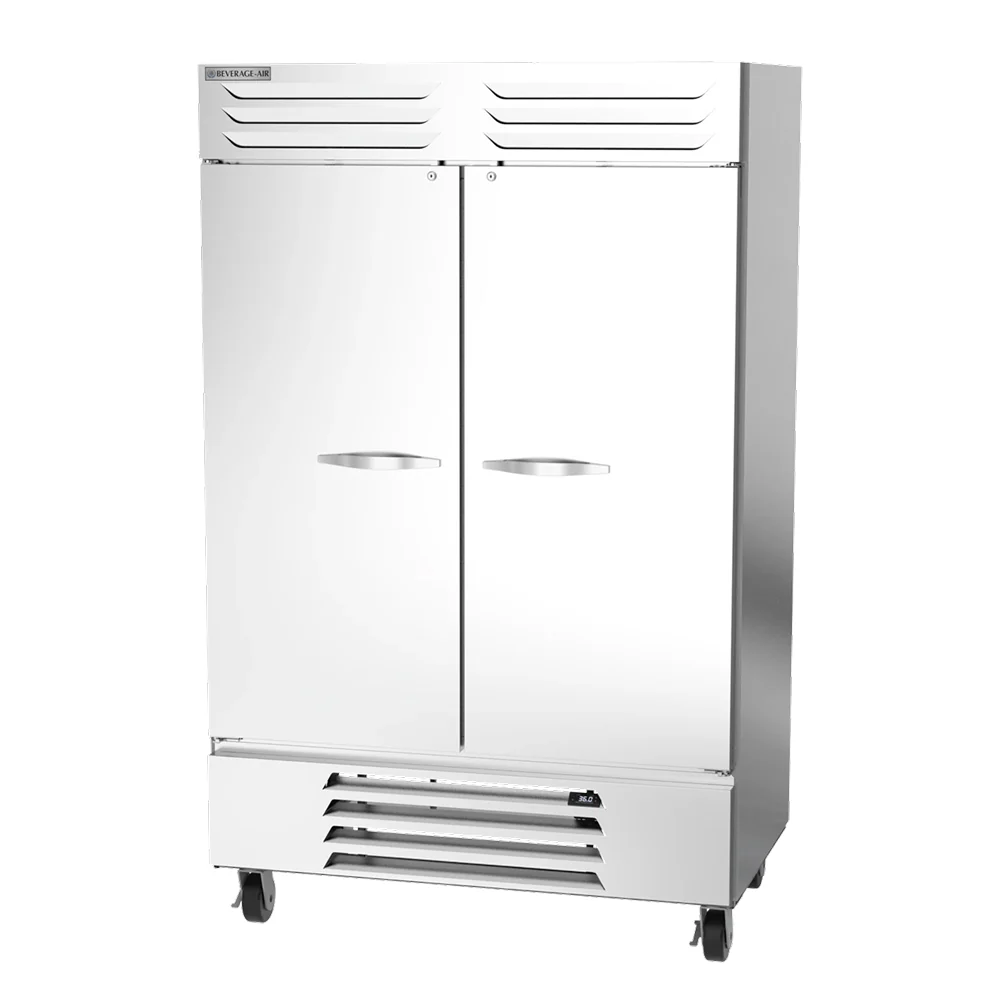 Beverage-Air RB49HC-1S 52" Vista Series Solid 2-Door Reach-In Refrigerator