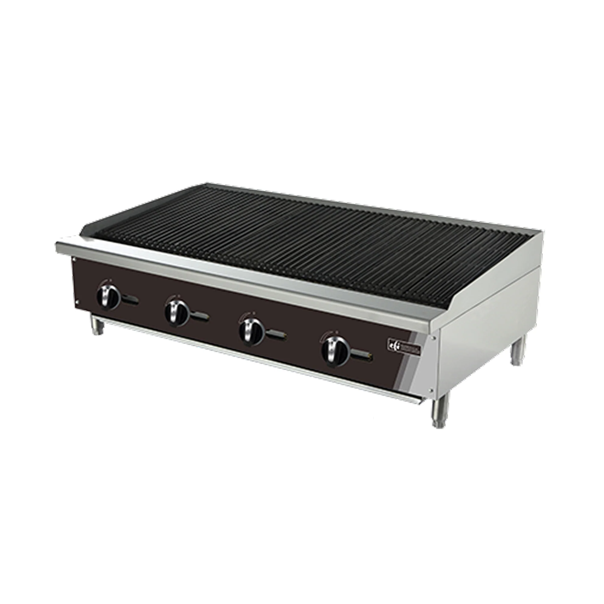 EFI RCTCB-48 48" Gas Char Rock Broiler - 140,000 BTU