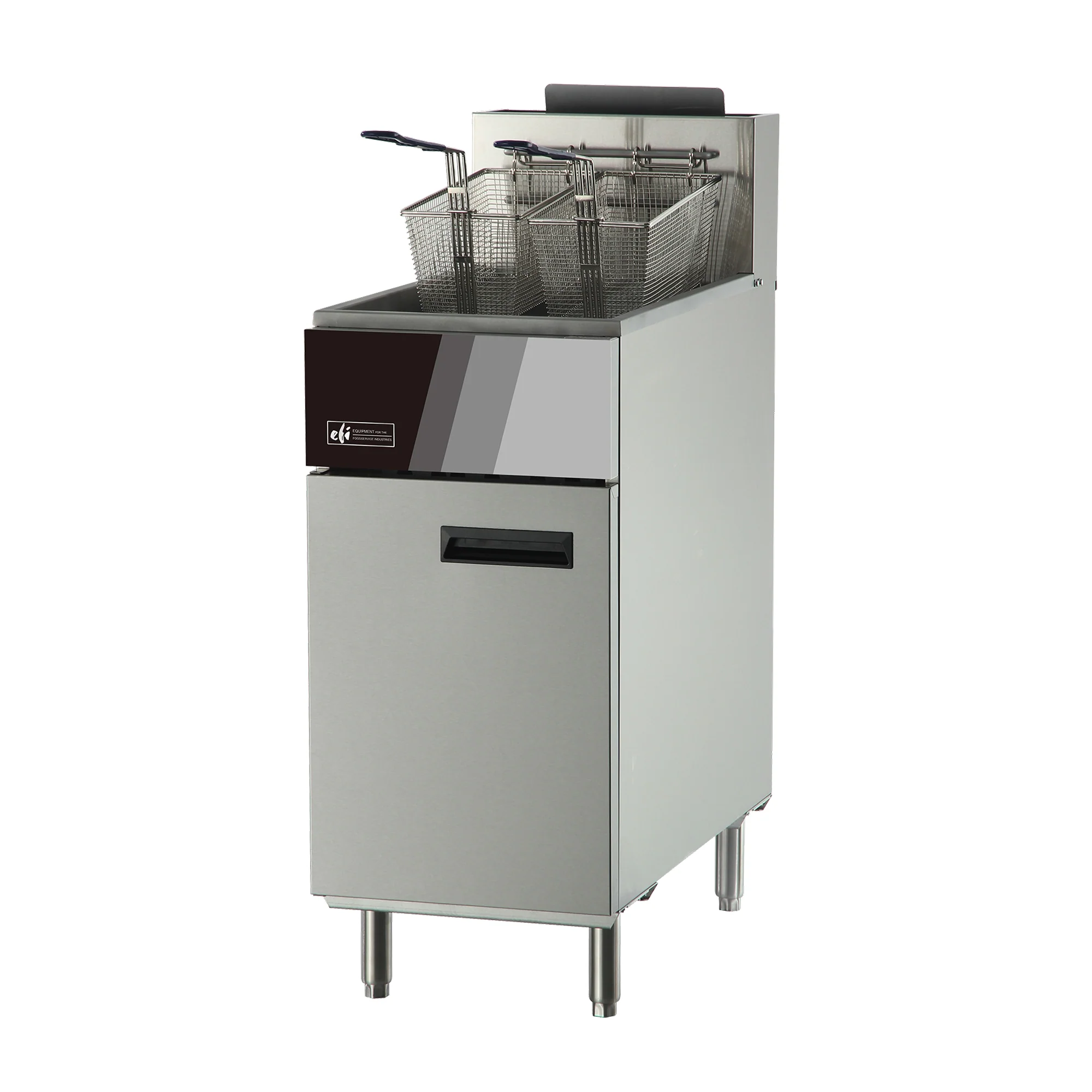 EFI RCTFS-40 40 Lb. Gas Deep Fryer - 102,000 BTU