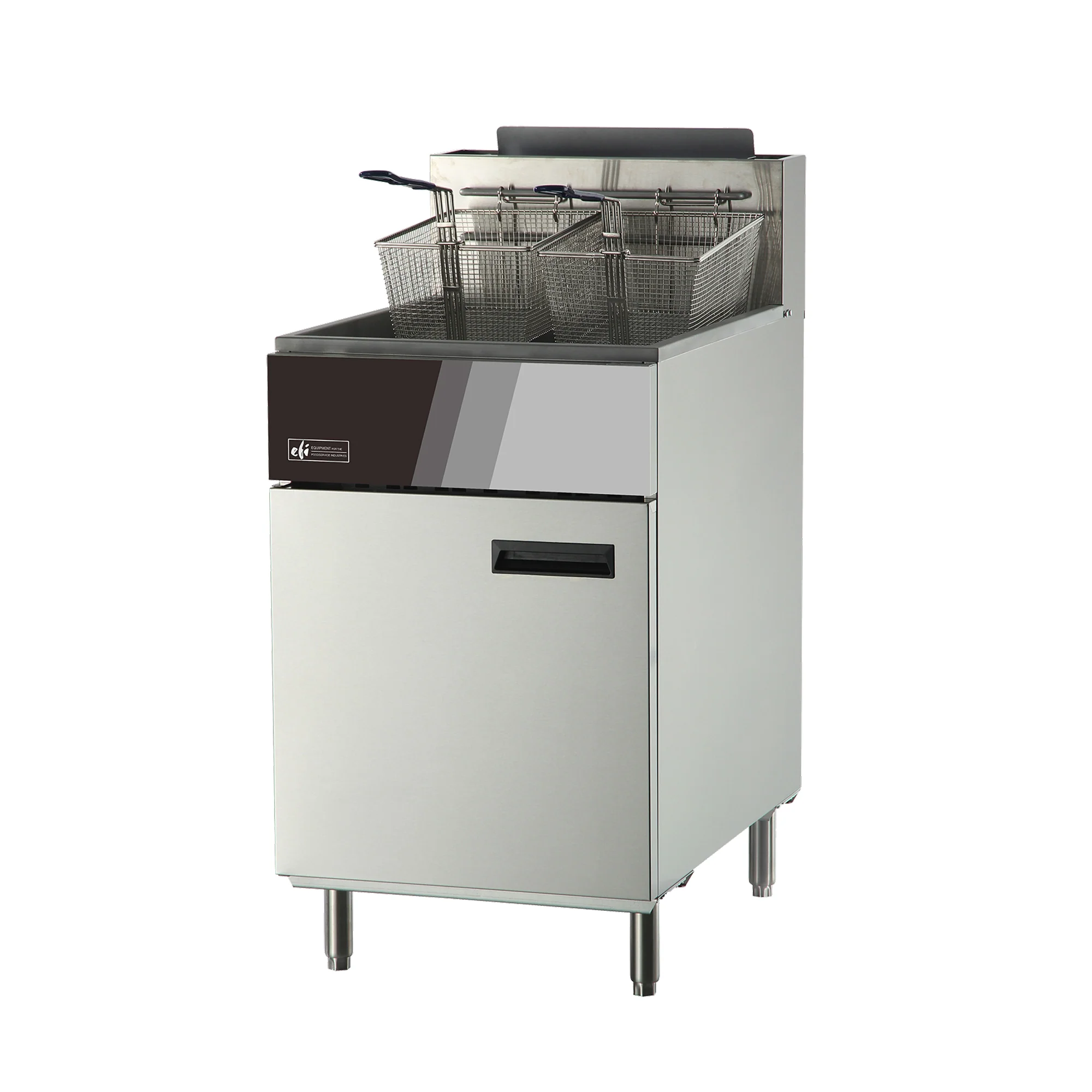 EFI RCTFS-75 75 Lb. Gas Deep Fryer - 170,000 BTU