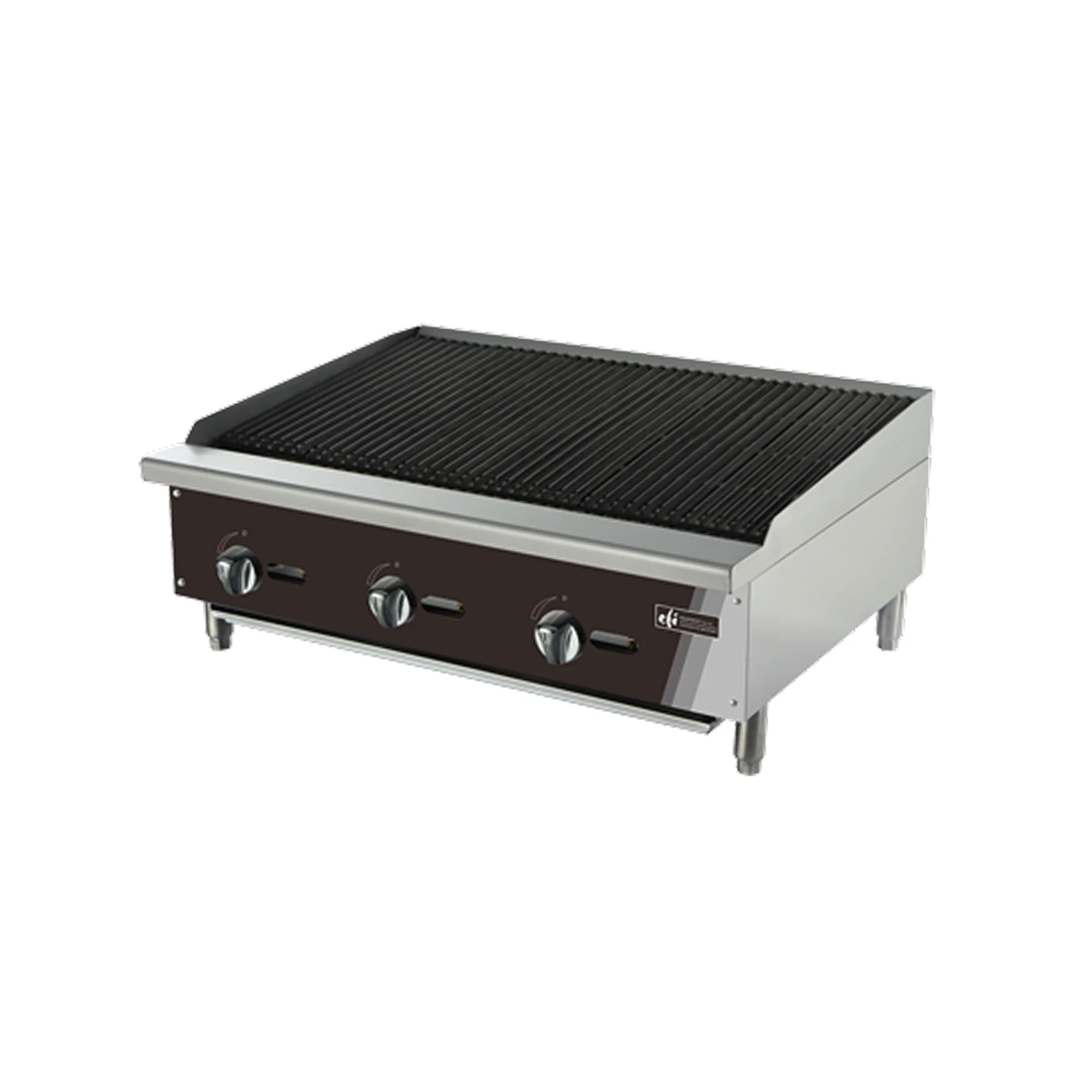 EFI RCTRC-36 36" Radiant Gas Charbroiler - 105,000 BTU