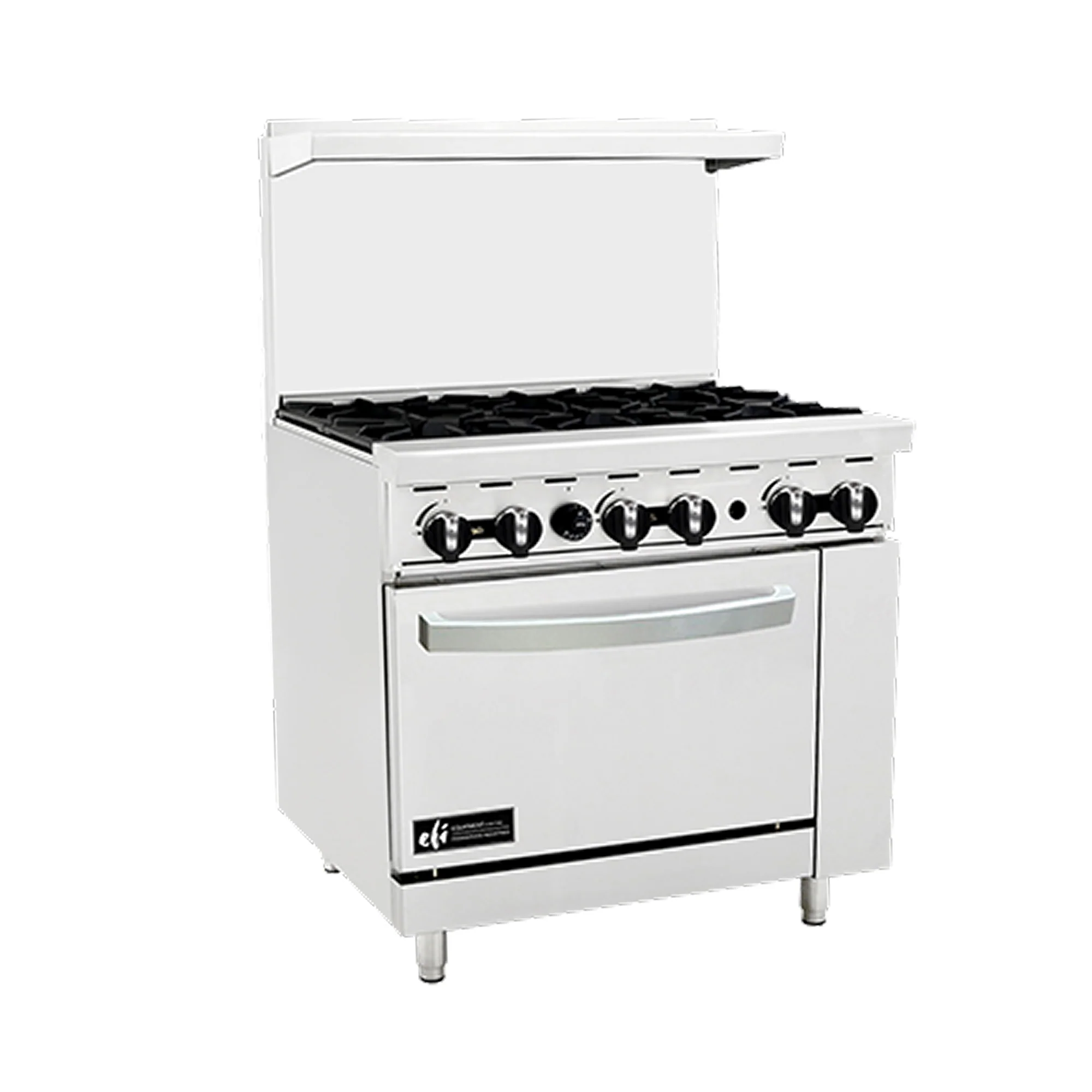 EFI RCTRS-2B-24G 36" Gas 2-Burner Range With 24" Right Side Griddle - 125,000 BTU