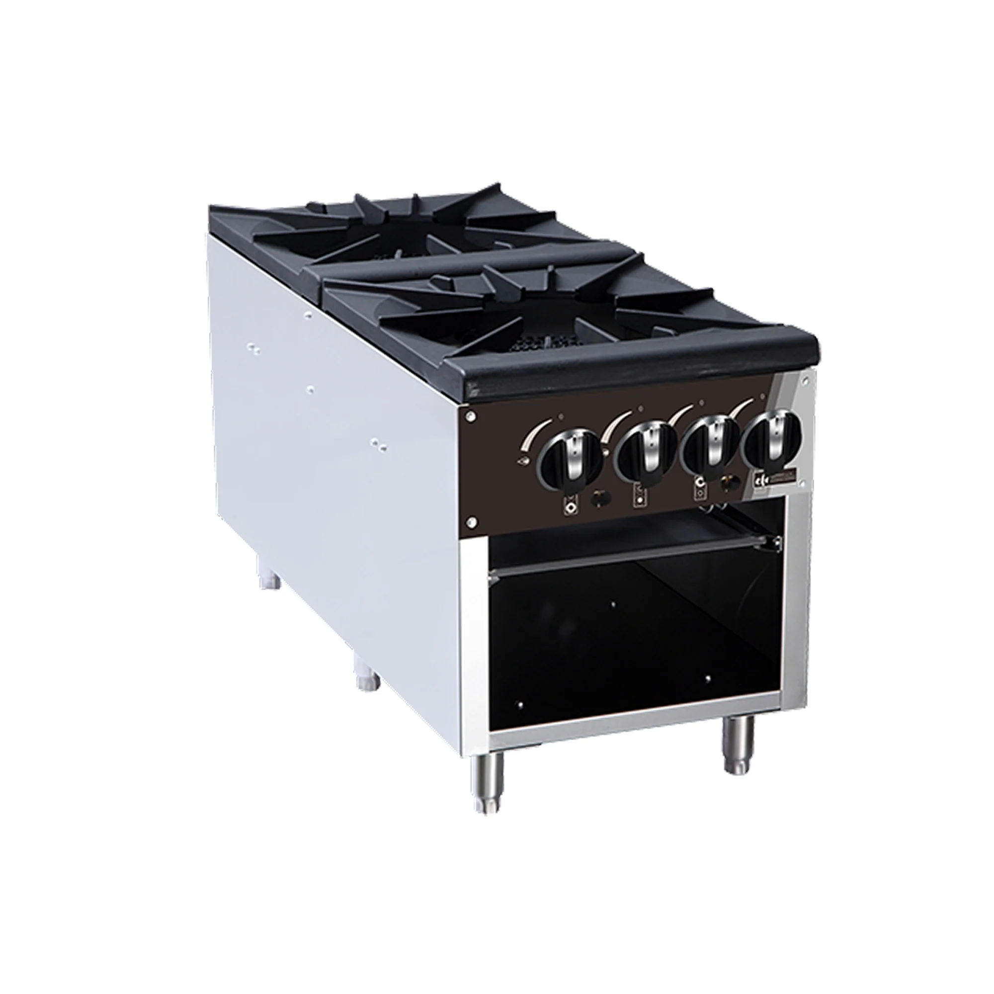 EFI RCTSP-18-2 18" Gas 2-Burner Stock Pot Range - 160,000 BTU