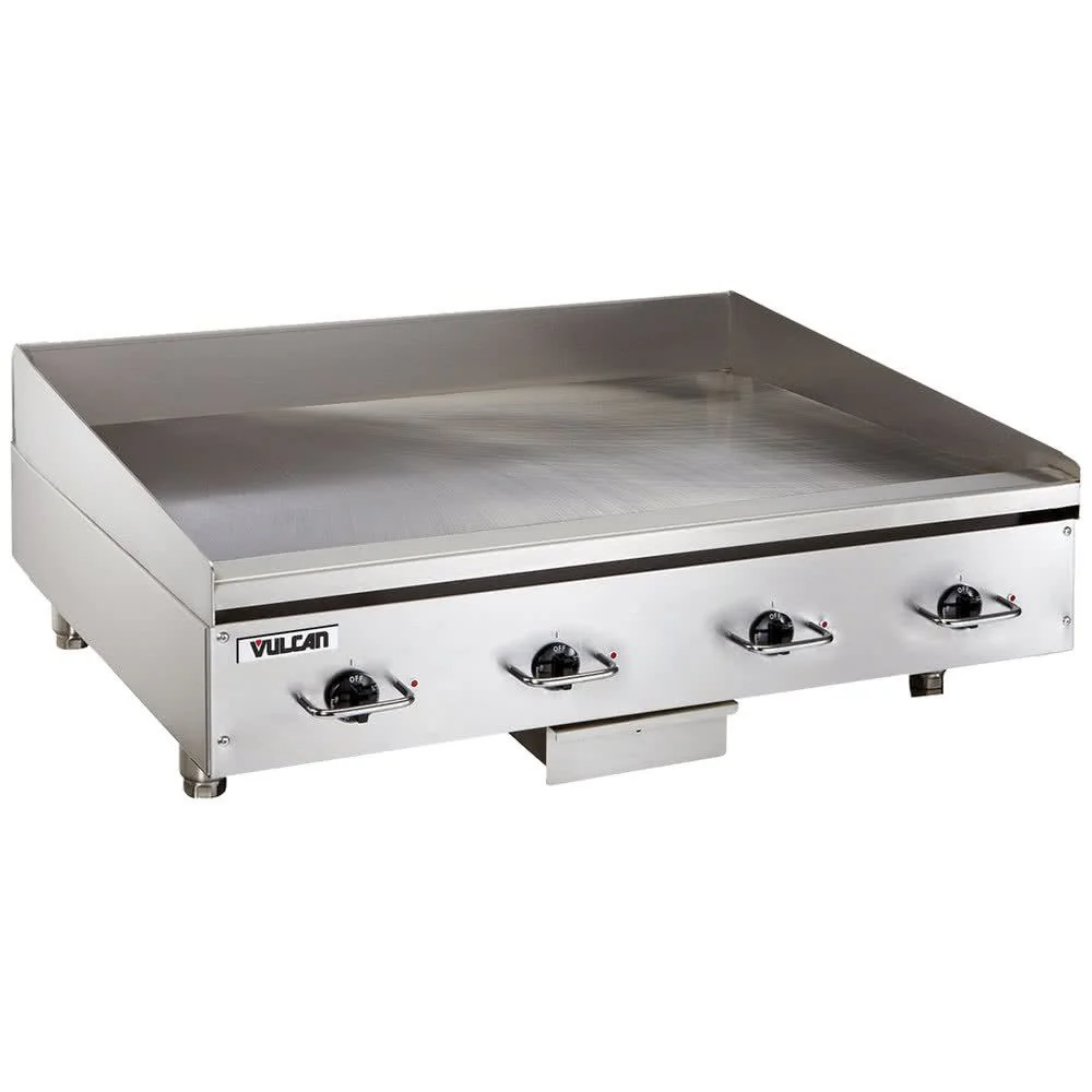 Vulcan RRE48E 48" Rapid Recovery Electric Countertop Griddle - 208V / 3 Ph / 21.6 kW