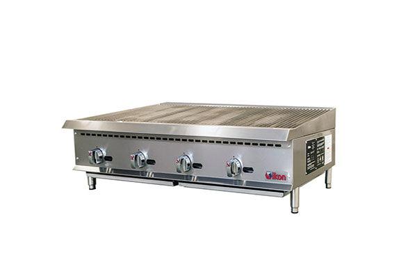 Ikon IRB-48 48" Radiant Natural Gas Charbroiler - 140,000 BTU