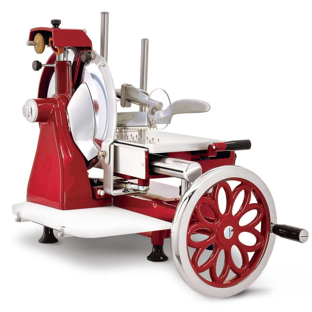 Trento 14" Manual Blade Volano Meat Slicer with Flower Flywheel - 26074