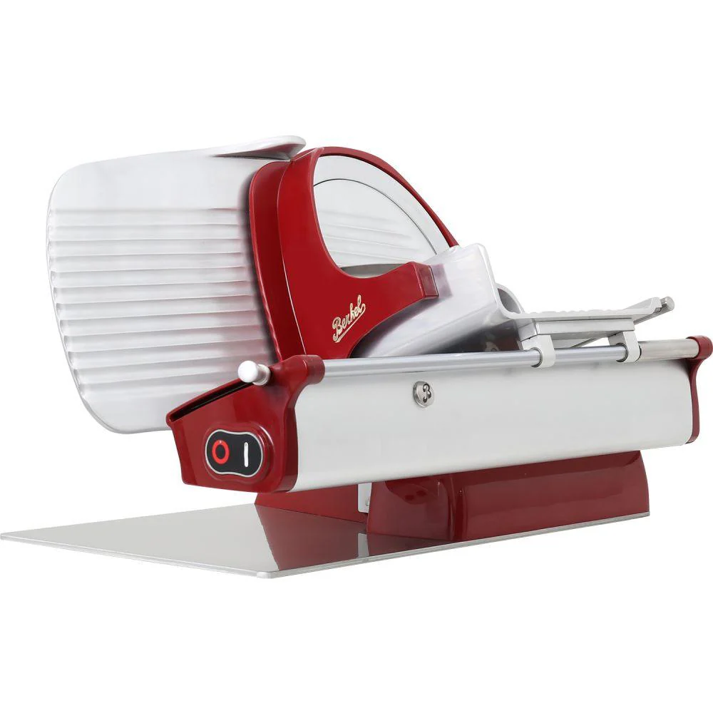 Berkel Home Line 250 10" Automatic Red Electric Meat Slicer - 0.19 kW