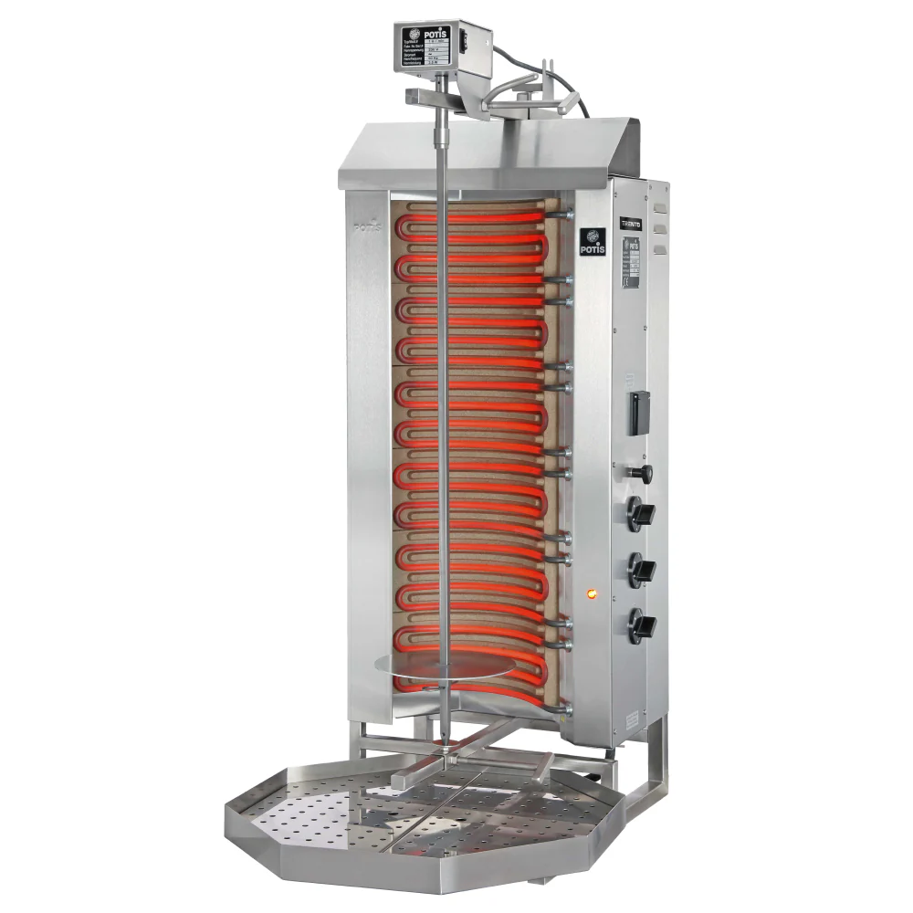 Trento E3 110.2 Lb. Electric 3-Burner Vertical Doner Kebab Machine - 49064 - 208V