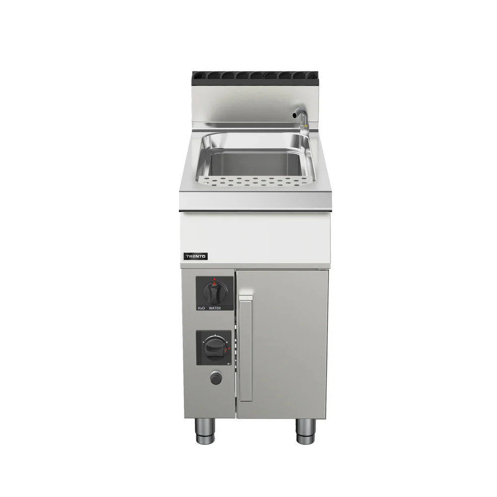 Trento 45L 2-Burner Single Tank Natural Gas Pasta Cooker - 49098 – 78,000 BTU