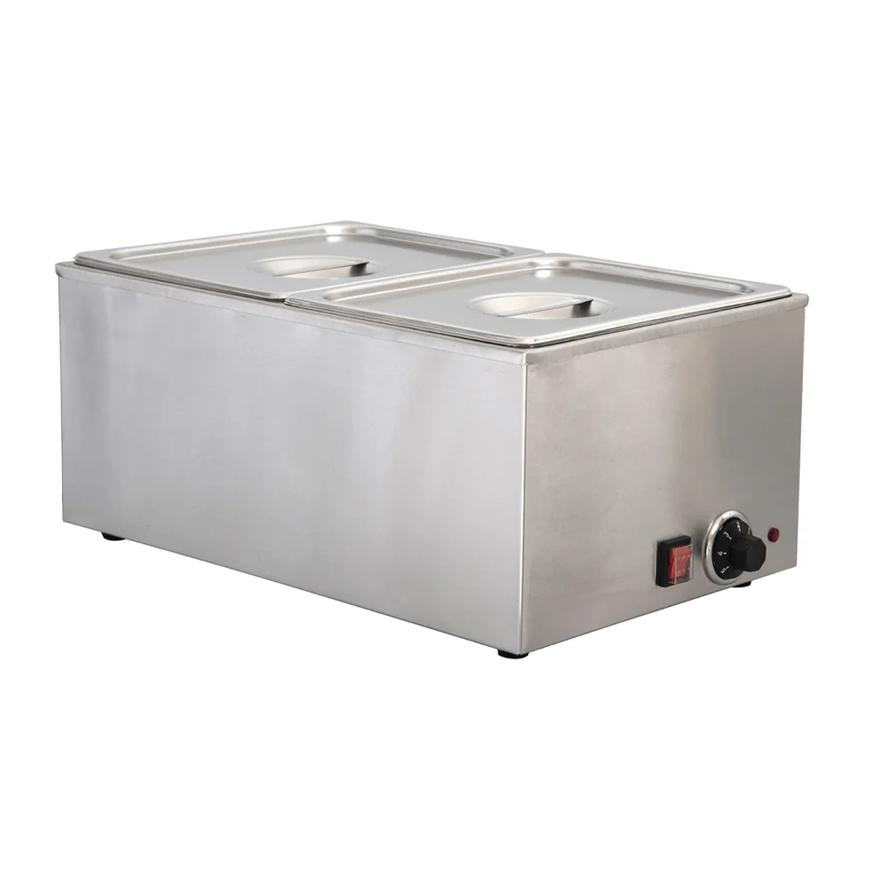 EFI SA-FWHALF Half Size Pan Food Warmer with Lids - 120V/1200W