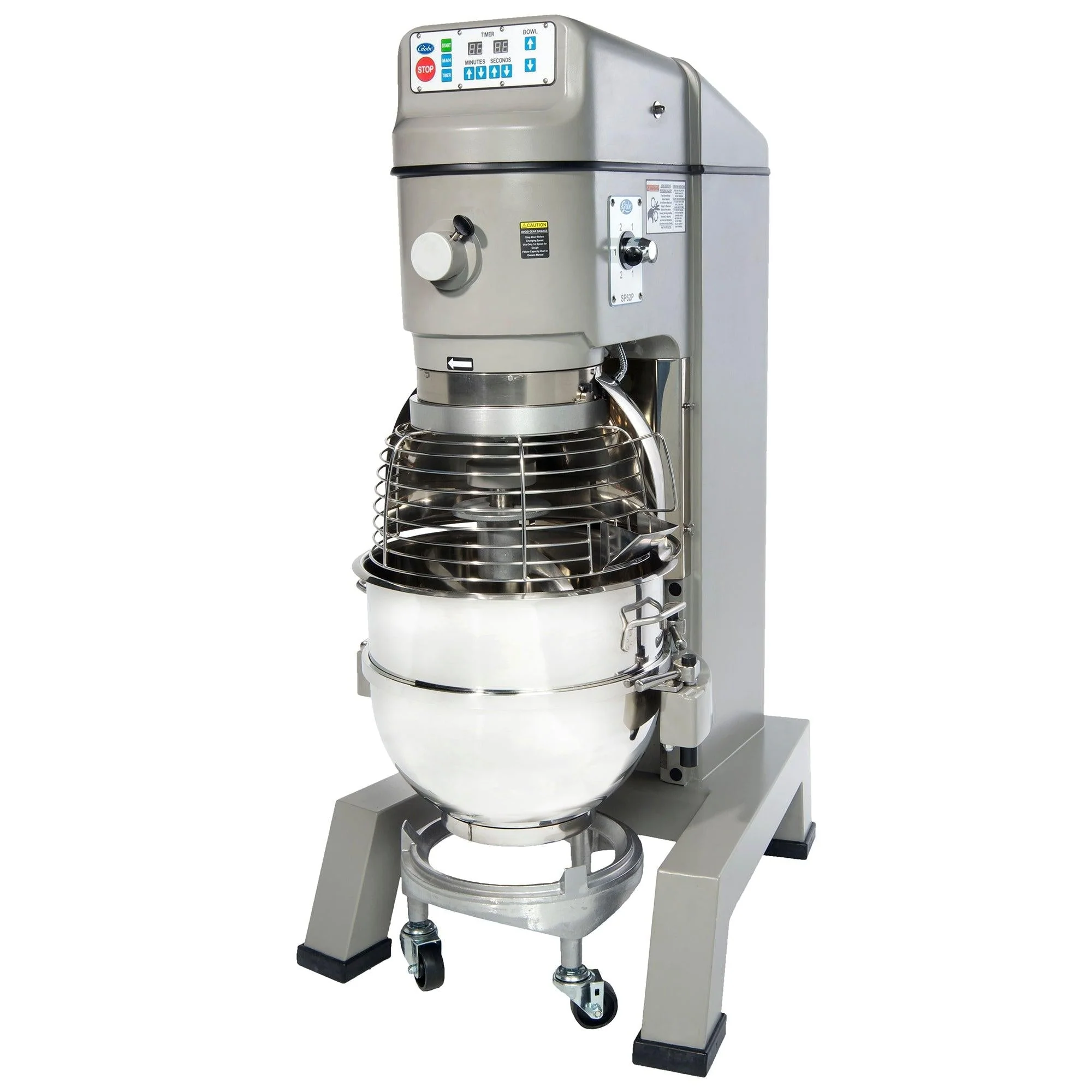 Globe SP62P 60 Qt. Planetary Pizza Floor Mixer - 3 hp