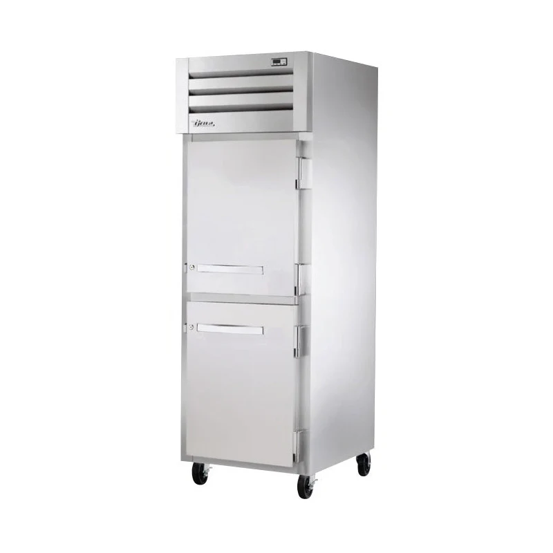 True STA1H-2HS 27" Reach In Stainless Steel Solid Half Swing Door Heated Cabinet - 1500W