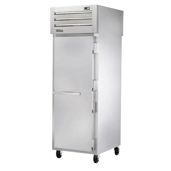 True STA1HPT-1S-1S Pass-Thru Solid Front / Solid Rear Swing Door Heated Cabinet - 1500W